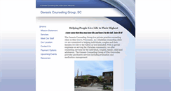 Desktop Screenshot of genesiscounselinggroup.com